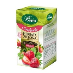 Bifix Herbata liściasta Zielona z Truskawką