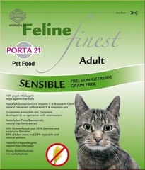Porta 21 Feline Porta 21 Finest Sensible Grain Free sucha karma kurczak (80%) i warzywa (20%) 10kg