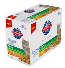 Hill's Science Plan Hill's Science Plan Feline Kitten Multipak Chicken Turkey Healthy Development saszetka 12x85g