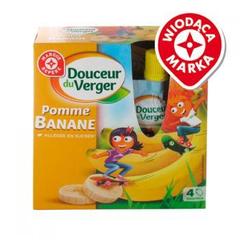 Douceur du Verger Deser jabłkowo-bananowy o obniżonej zawartości cukru szaszetki 4x