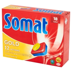 Somat Gold Tabletki do mycia naczyń w zmywarkach 342 g (18 sztuk)