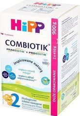 Hipp BIO Combiotik 2 Ekologiczne mleko następne dla niemowląt po 6. miesiącu 900 g (2 sztuki)