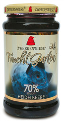 Zwergenwiese Mus jagodowy (70% owoców) bezglutenowy Bio 