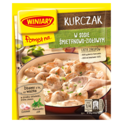 Winiary Pomysł na... Kurczaka w sosie śmietanowo-ziołowym
