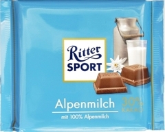 Ritter Sport Czekolada mleczna alpejska 100g