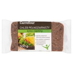 Carrefour Chleb pełnoziarnisty żytni ciemny