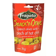 Fragata Snack'n Olive Zielone oliwki drylowane z papryczką chilli tymiankiem i oliwą z oliwek
