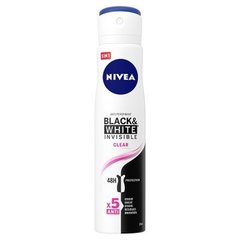 Nivea Invisible for Black and White Clear 48 h Antyperspirant w aerozolu dla kobiet