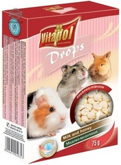 Vitapol Drops menu dla królików i gryzoni mleczno-miodowe