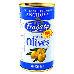 Fragata Oliwki zielone z anchois 40% mniej soli (puszka)