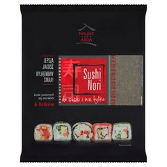 House Of Asia Sushi Nori Liście prasowanych alg morskich (6 listków)