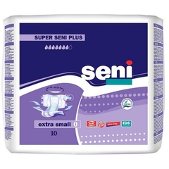 Seni Super Plus Extra Small 0 Pieluchomajtki dla dorosłych oddychające (40-60cm)