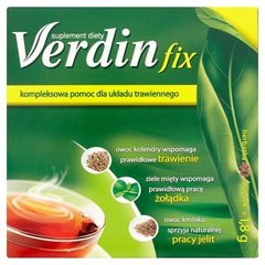 Verdin Fix Suplement diety Kompleksowa pomoc dla układu trawiennego Herbatka 72 g (40 saszetek)