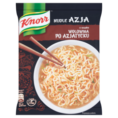 Knorr Nudle Azja Zupa-danie o smaku wołowina po azjatycku