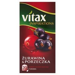 Vitax Inspirations Żurawina and Porzeczka Herbata ziołowo-owocowa ( 20 torebek)