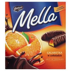 Goplana Mella Galaretka w czekoladzie o smaku pomarańczowym