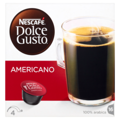 Nescafé Dolce Gusto Americano Kawa w kapsułkach 160 g (16 sztuk)