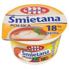 Mlekovita Śmietana Polska gęsta 18%