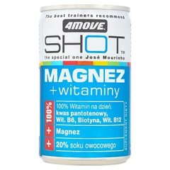 4Move Shot Magnez + witaminy Niegazowany napój o smaku jagodowym