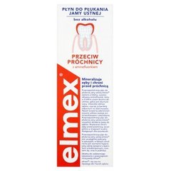 Elmex Przeciw Próchnicy z aminofluorkiem Płyn do płukania jamy ustnej bez alkoholu