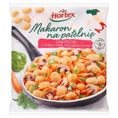 Hortex Makaron na patelnię Gnocchi z sosem maślano-ziołowym