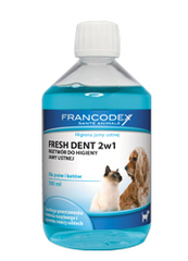Francodex Fresh Dent płyn do higieny jamy ustnej psa i kota