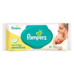 Pampers New Baby Sensitive Chusteczki dla niemowląt 54 sztuki