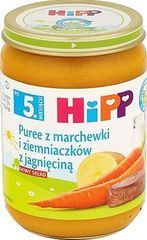 Hipp BIO Puree z marchewki i ziemniaczków z jagnięciną po 5. miesiącu