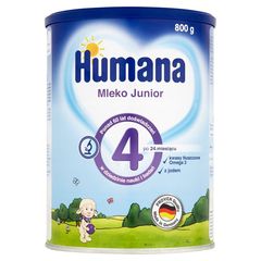 Humana JUNIOR Mleko następne 4 - po 24 miesiącu