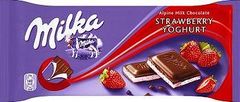 Milka Czekolada mleczna z nadzieniem o smaku truskawkowo-jogurtowym