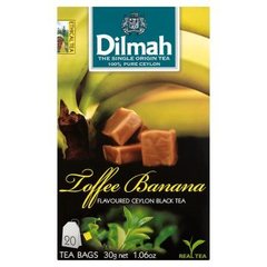 Dilmah Cejlońska czarna herbata z aromatem karmelu i banana 30 g (20 torebek)