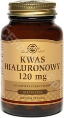 Solgar Kwas Hialuronowy 120 mg (Biocell Collagen II) w tabletkach
