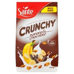 Sante Crunchy bananowe z czekoladą Chrupiące płatki
