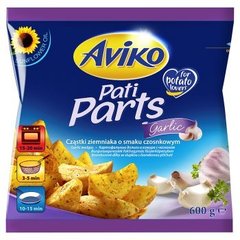Aviko Pati Parts Garlic Cząstki ziemniaka o smaku czosnkowym