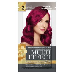 Joanna Multi Effect color Szamponetka koloryzująca Malinowa czerwień 04