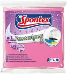 Spontex SPONTEX 3 Fast Wipes Ściereczka, 3 szt.