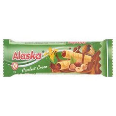 Alaska Rurki kukurydziane nadziewane kremem o smaku orzechów laskowych