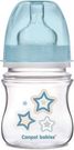 CANPOL Antykolkowa butelka szerokootworowa Newborn baby 120ml 0% BPA – niebieska
