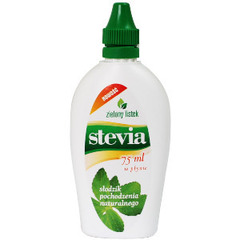 Zielony Listek Stevia Słodzik pochodzenia naturalnego w płynie