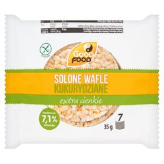 Good Food Solone wafle kukurydziane extra cienkie (7 sztuk)