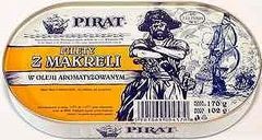 Pirat  Filety z makreli w oleju