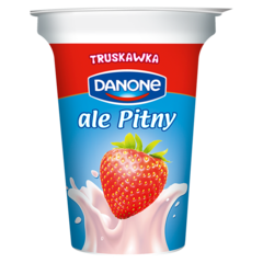 Danone Ale Pitny Truskawkowy Napój jogurtowy