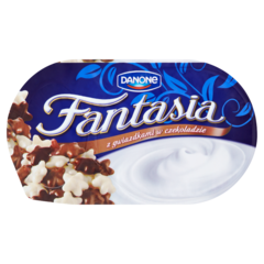 Danone Fantasia Jogurt kremowy z gwiazdkami w czekoladzie