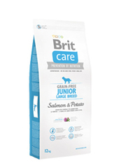 Brit Care Grain-Free Junior Large Breed Salmon & Potato 
