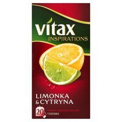 Vitax Inspirations Limonka and Cytryna Herbata owocowo-ziołowa (20 torebek)
