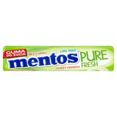 Mentos Pure Fresh Lime Mint Guma do żucia bez cukru (8 sztuk)