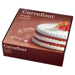 Carrefour Krążki bezowe do tortów