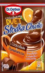 Dr.Oetker Słodka Chwila Budyń Czekoladowy Duet czekolada & pomarańcza