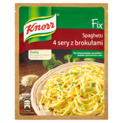 Knorr Fix Spaghetti 4 sery z brokułami
