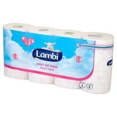 Lambi Hint of Pink Papier toaletowy